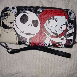 Disney Nightmare Before Christmas Wallet - Red, Black, White